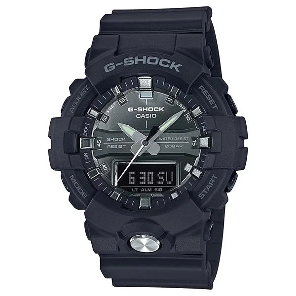 Casio G-Shock Standard Analog-Digital Black Resin Band Watch GA810MMA-1A GA-810MMA-1A