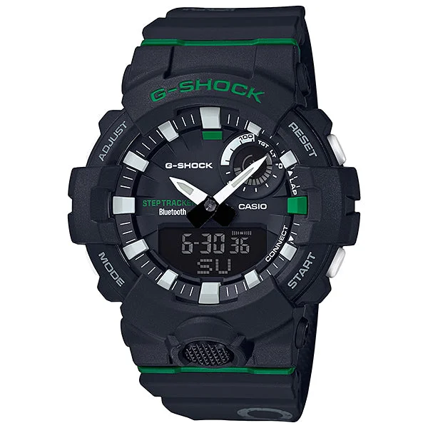 Casio G-Shock G-SQUAD BluetoothÇ???Ç??€¸’??????’?????¶ôÇï¶ôíŸ????ƒ?ªǩ’?????¶ôÇï¶ôǝ?’?????¶ôÇï¶ôíŸ?ǯ¶ôÇû¶ô¶©?’?????¶ôÇï¶ôǝ???’??ǯ¶ôÇû¶ô¶©? Dagger Basketball Themed Series Black Resin Band Watch GBA800DG-1A GBA-800DG-1A