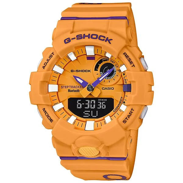 Casio G-Shock G-SQUAD BluetoothÇ???Ç??€¸’??????’?????¶ôÇï¶ôíŸ????ƒ?ªǩ’?????¶ôÇï¶ôǝ?’?????¶ôÇï¶ôíŸ?ǯ¶ôÇû¶ô¶©?’?????¶ôÇï¶ôǝ???’??ǯ¶ôÇû¶ô¶©? Dagger Basketball Themed Series Yellow Resin Band Watch GBA800DG-9A GBA-800DG-9A