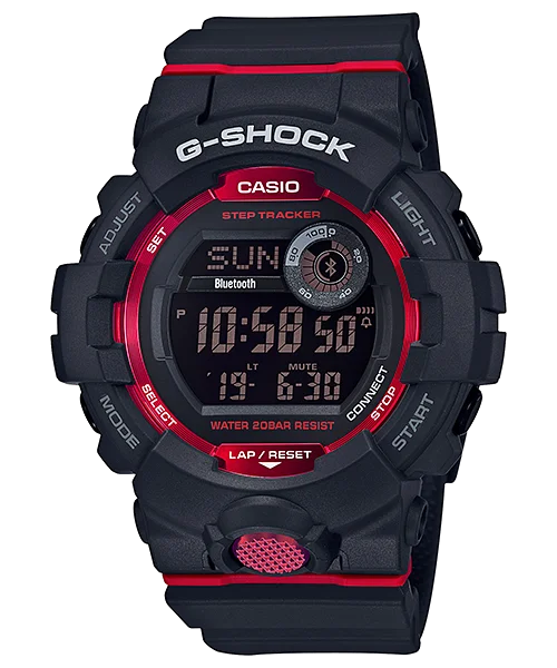 Casio G-Shock G-SQUAD BluetoothÇ???Ç??€¸’??????’?????¶ôÇï¶ôíŸ????ƒ?ªǩ’?????¶ôÇï¶ôǝ?’?????¶ôÇï¶ôíŸ?ǯ¶ôÇû¶ô¶©?’?????¶ôÇï¶ôǝ???’??ǯ¶ôÇû¶ô¶©? GBD-800 Series Black Resin Band Watch GBD800-1D GBD-800-1D GBD-800-1