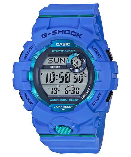 Casio G-Shock G-SQUAD BluetoothÇ???Ç??€¸’??????’?????¶ôÇï¶ôíŸ????ƒ?ªǩ’?????¶ôÇï¶ôǝ?’?????¶ôÇï¶ôíŸ?ǯ¶ôÇû¶ô¶©?’?????¶ôÇï¶ôǝ???’??ǯ¶ôÇû¶ô¶©? GBD-800 Series Blue Resin Band Watch GBD800-2D GBD-800-2D GBD-800-2