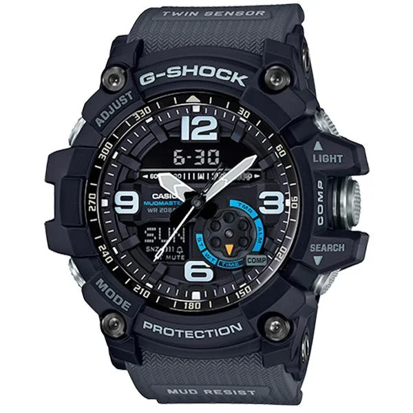 Casio G-Shock Master of G Mudmaster Series Dark Grey Resin Strap Watch GG1000-1A8 GG-1000-1A8