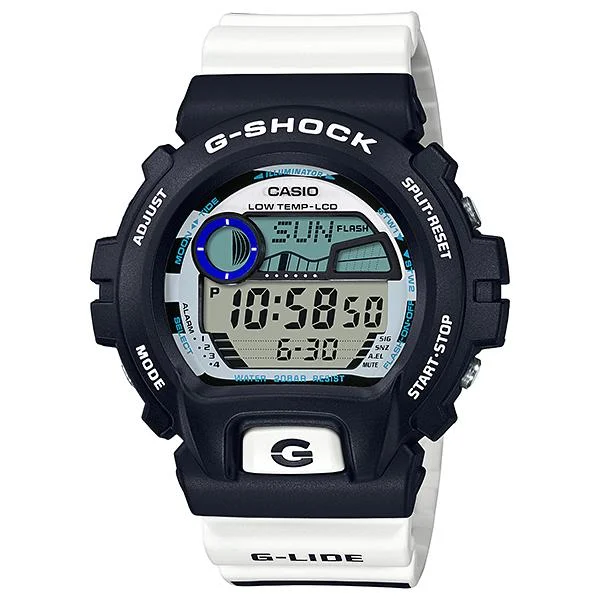 Casio G-Shock Glide GLX-6900 Lineup Striped Pattern Printed Resin Band Watch GLX6900SS-1D GLX-6900SS-1D GLX-6900SS-1