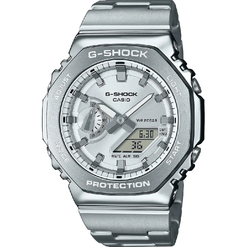 G-Shock GM2110D-7A G-Steel Metal Covered 'CasiOak'