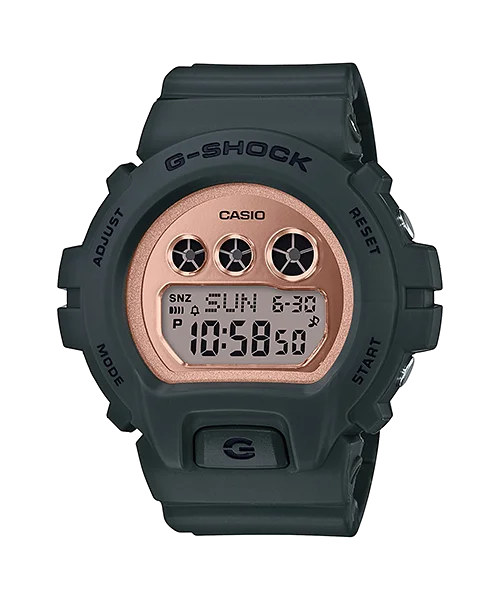 Casio G-Shock S Series Matte Khaki Green Resin Band Watch GMDS6900MC-3D GMDS6900MC-3D GMD-S6900MC-3