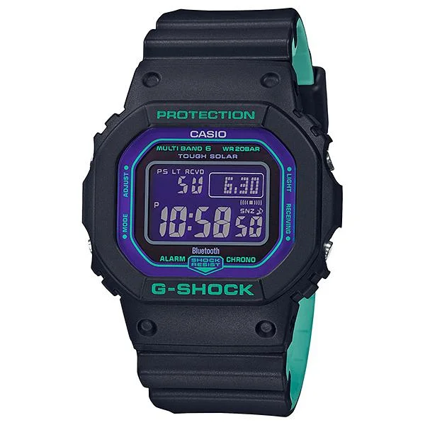 Casio G-Shock GW-B5600 Lineup 90's Special Color Series Bi-Color Molded Resin Band Watch GWB5600BL-1D GW-B5600BL-1D GW-B5600BL-1 (LOCAL BUYERS ONLY)