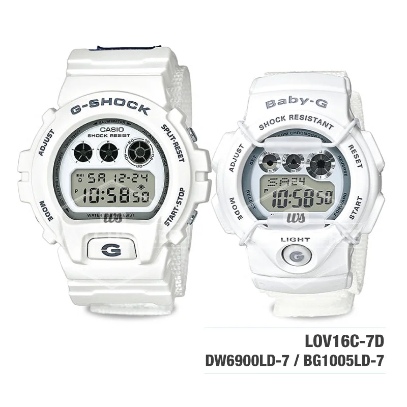 Casio G-Shock & Baby-G G Presents Lover's collection 2016 20th Anniversary Watch LOV16C-7D