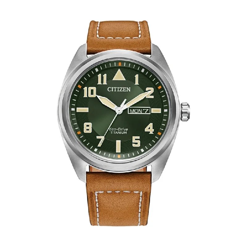 Garrison Super Titanium Green Dial 42mm