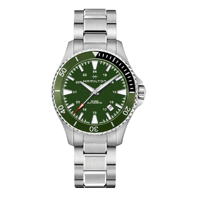 Khaki Navy Scuba Auto Green Dial