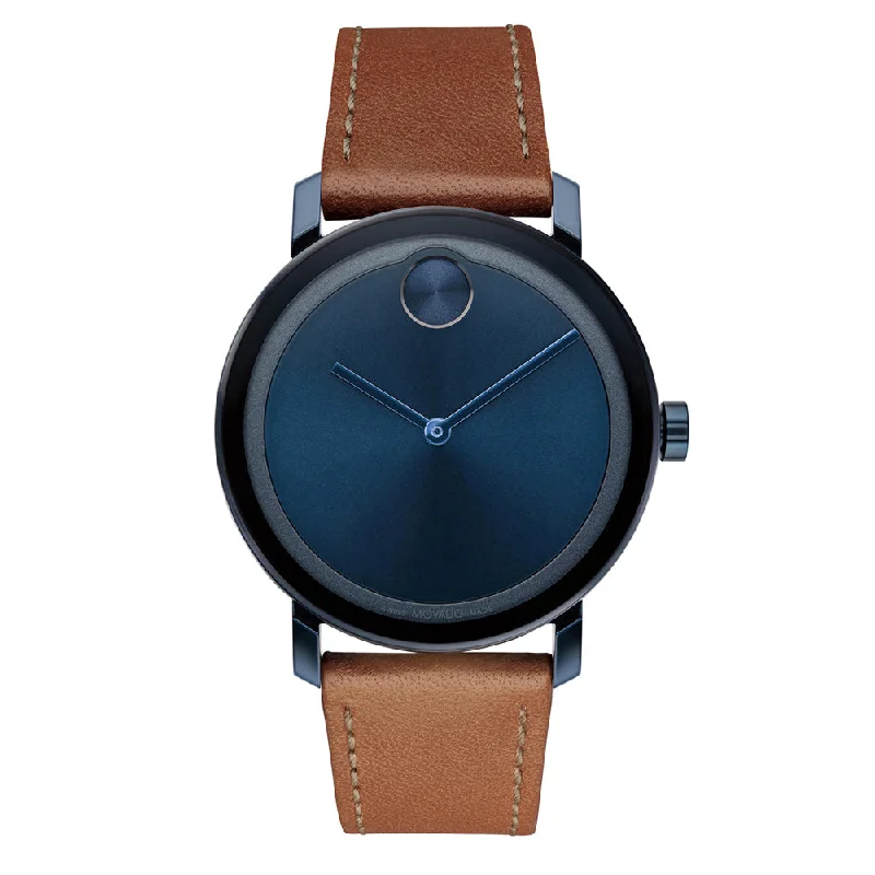 Bold Leather Analog Men