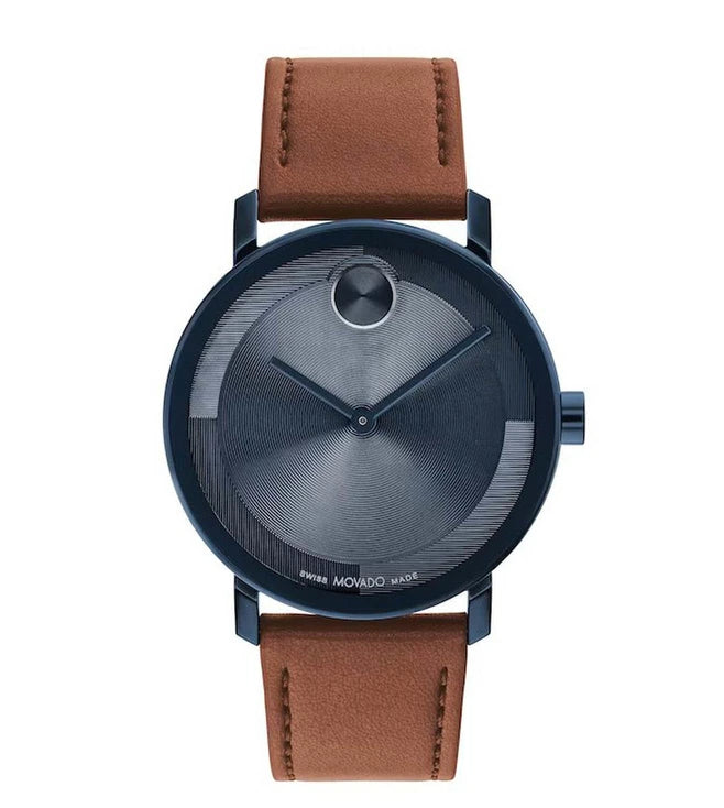 Bold Leather Analog Men