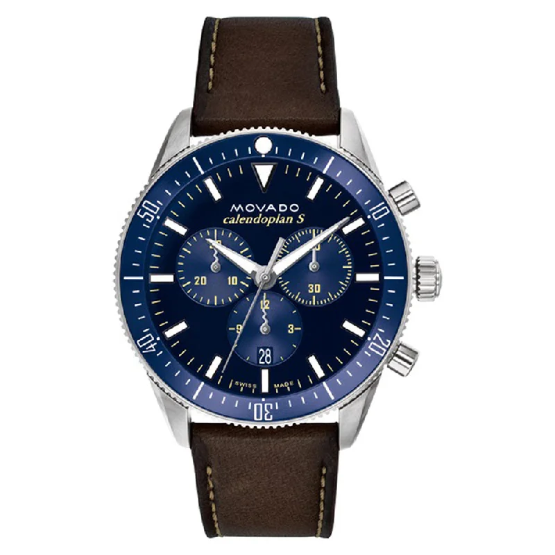 Heritage Leather Chronograph Men