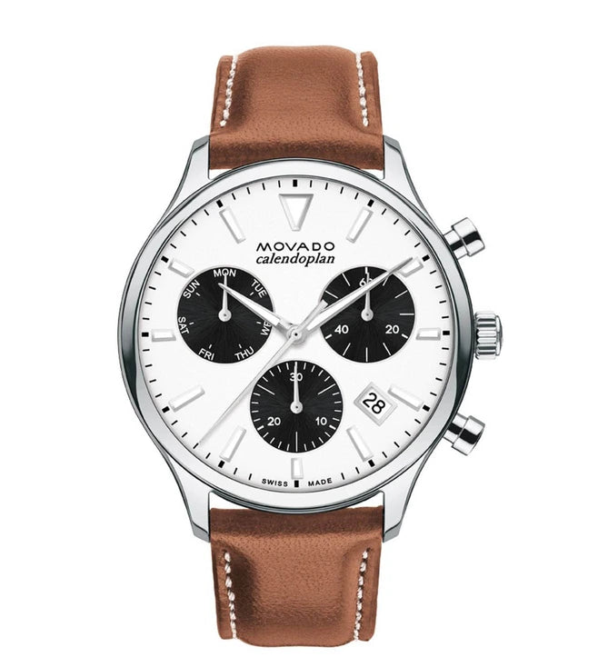 Heritage Leather Chronograph Men