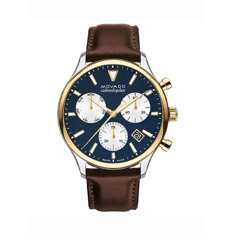 Heritage Leather Chronograph Men