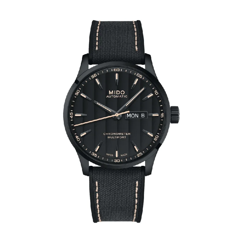 Multifort Chronometer Silicon Black Dial