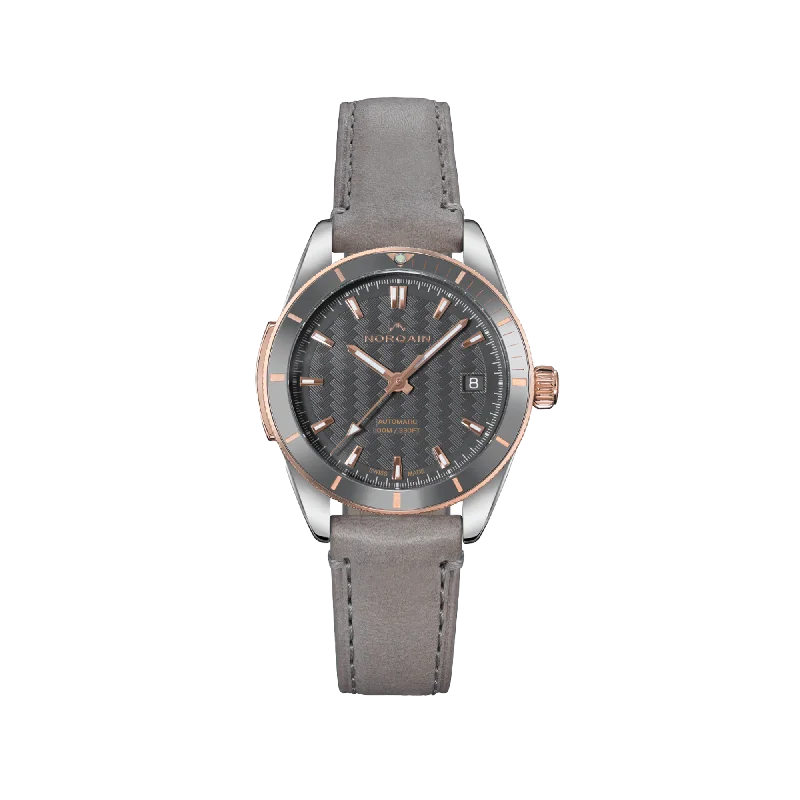 NORQAIN Adventure Sport Grey 37mm - Cenere Normaine Strap