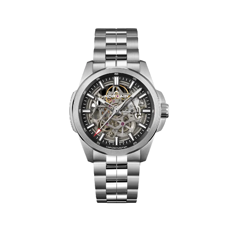 NORQAIN Independence Skeleton 42mm - Stainless Steel Bracelet