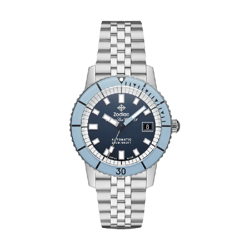 Super Sea Wolf 53 Compression Automatic Blue Dial