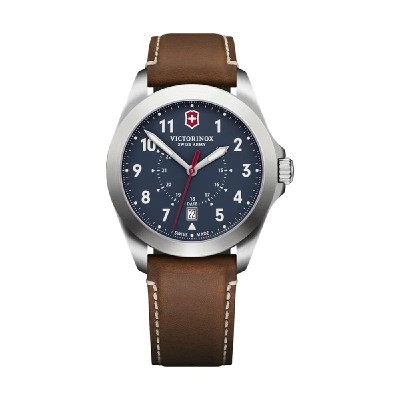 Swiss Army Heritage, Blue Dial, Brown Leather Strap