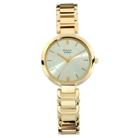 elegant ladies’ wristwatch-Raga Viva Analog Metal Women